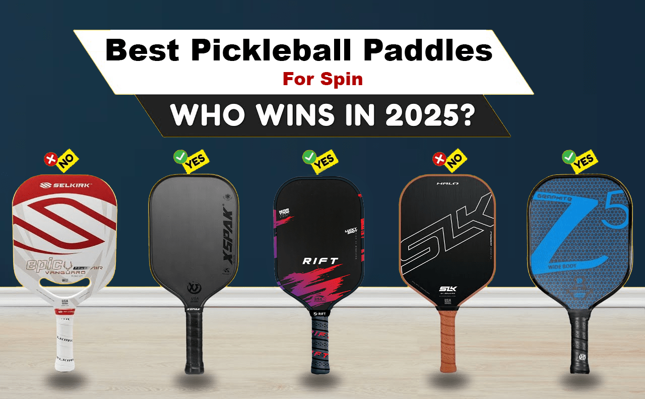 Best Pickleball Paddles for Spin – Ranked by Rec Players - Rift Pickleball