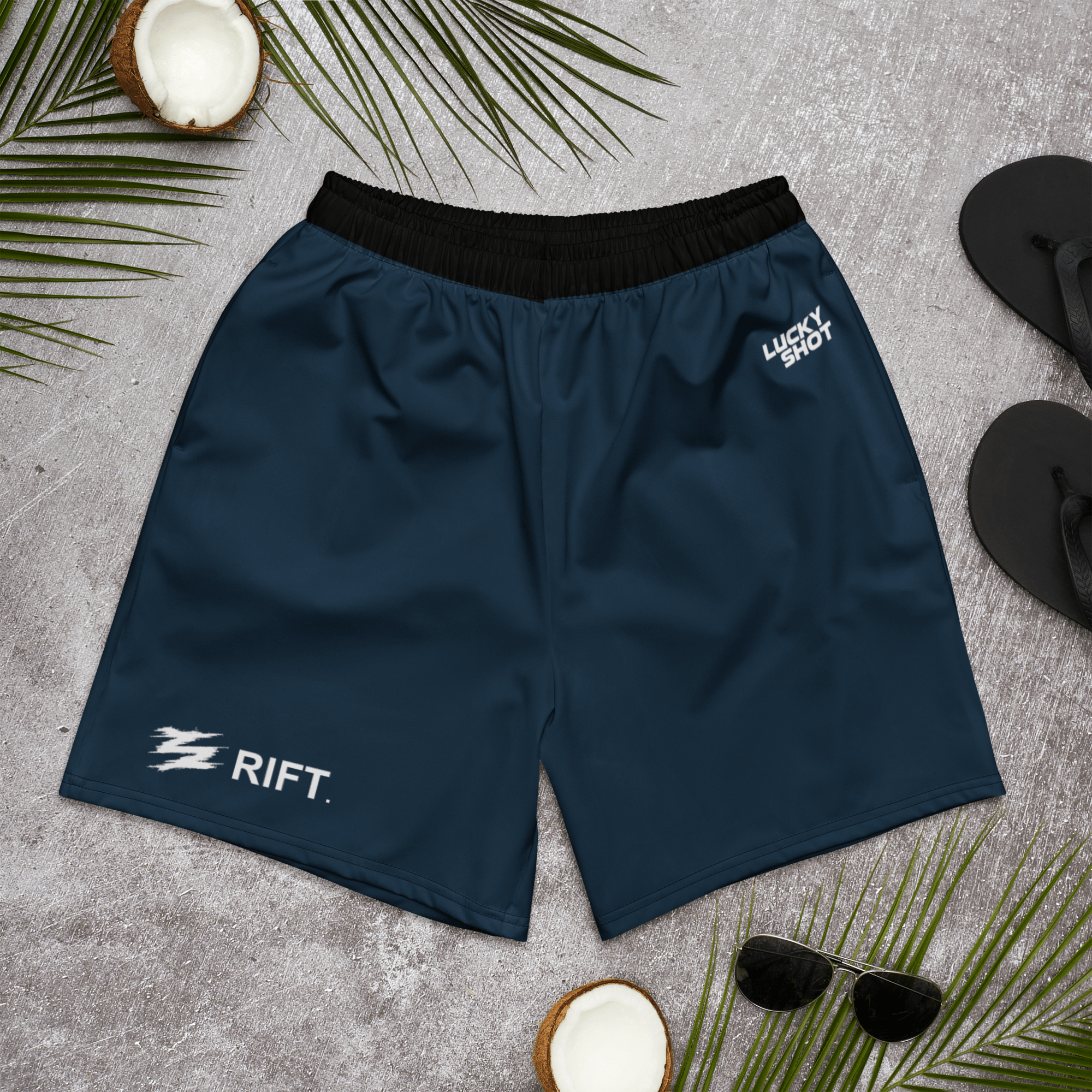 RIFT CLUB "Lucky Shot" Performance Shorts - Blue - Rift Pickleball