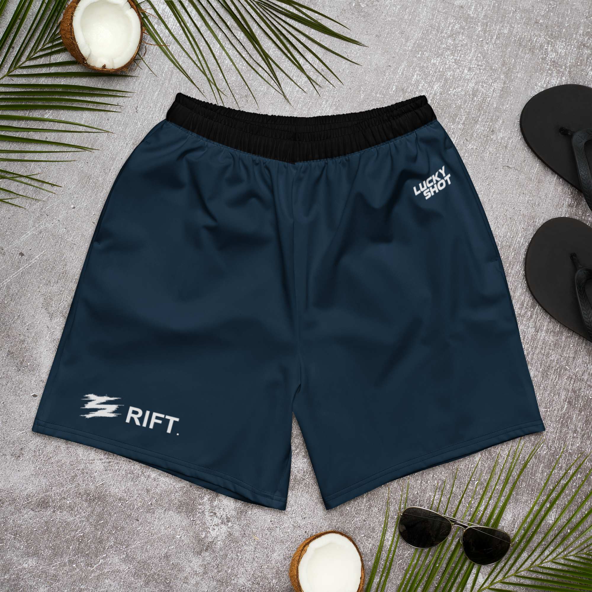 RIFT CLUB "Lucky Shot" Performance Shorts - Blue