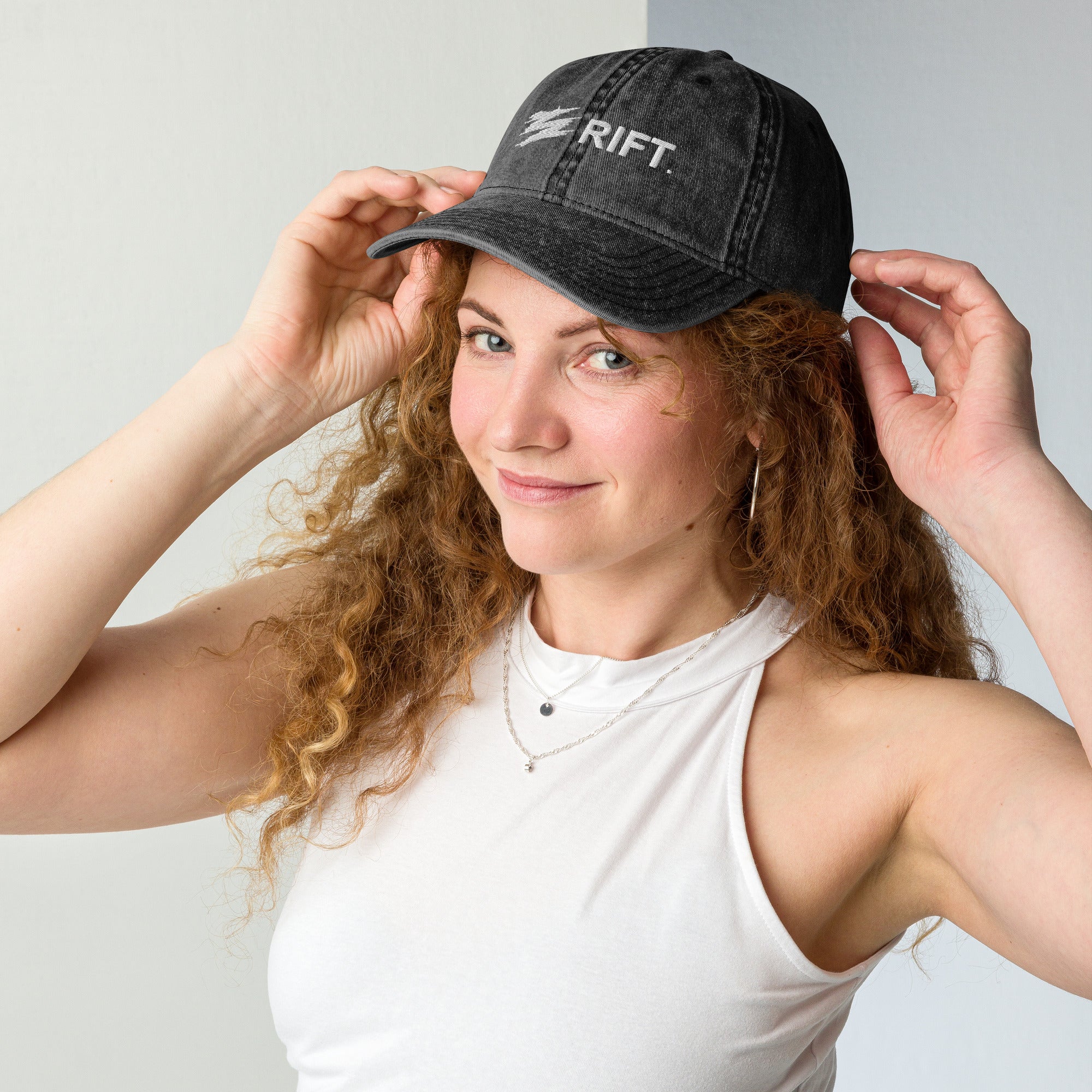 Rift Club Vintage Dad Hat – "Lucky Shot" Edition - Rift Pickleball