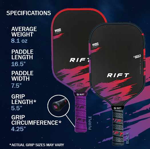 Rift - Lucky Shot Pro Pickleball Paddle - Rift Pickleball