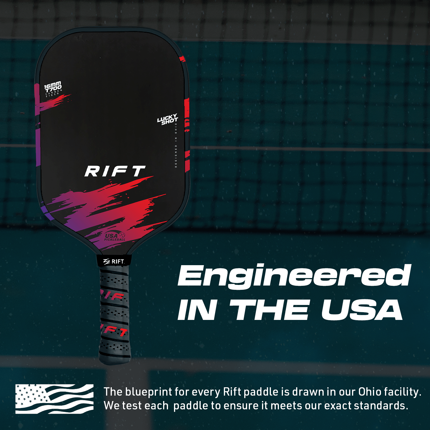 Rift - Lucky Shot Pro Pickleball Paddle - Rift Pickleball